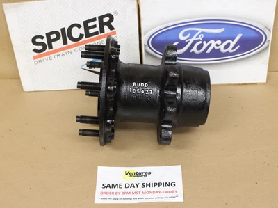 Ford F350 1978-1997 4x4 Dana 60 cubo de rueda doble delantero Budd 105427 OEM Spicer Foto 1 de 4