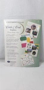 New Creative Memories Graduated Circle and Oval Templates Patterns Scrapbook - Picture 1 of 5