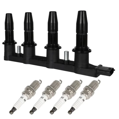 For Saturn Astra 2008-2009 1.8L Ignition Coil & 4pcs Iridium Spark Plugs Foto 1 de 4