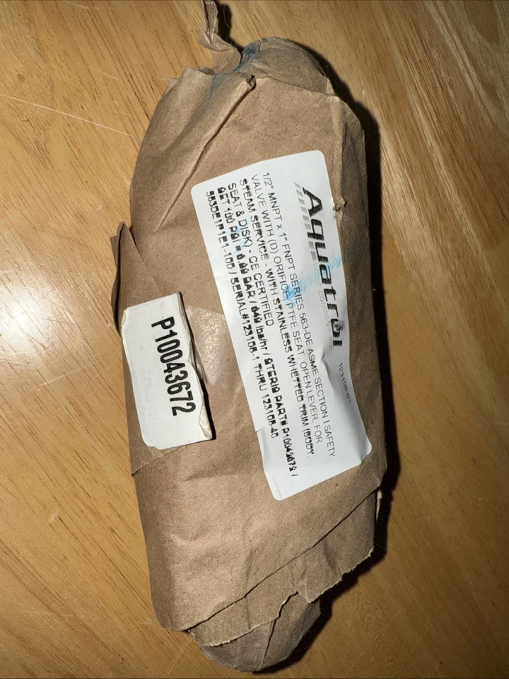 Steris Safety Valve 1/2" X 1" 100PSI Stainless Steel 10043672 - Image 1 of 1