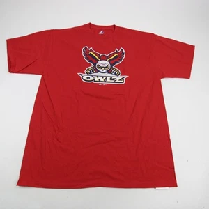 Orem Owlz Majestic Short Sleeve Shirt Men's Red Used - Picture 1 of 5