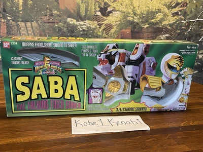 1994 MIB Saba Sword Power Rangers Saban Vintage Fox Kids Jason David Frank  - Image 1 of 4