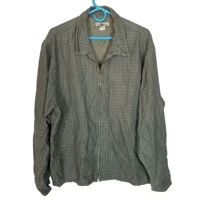 Chaqueta de Colección Tommy Bahama Para Hombres Cremallera Completa XXL Algodón Preppy Ropa de Resort de Vacaciones Foto 1 de 4