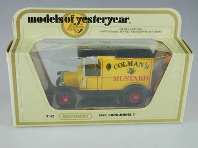 Y-12-3 1912 Ford T Lkw COLMAN'S - 40144 Matchbox MoY Yesteryear - Bild 1 von 4
