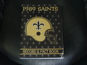 1989 NEW ORLEANS SAINTS PRESS MEDIA GUIDE EX-MINT - Picture 1 of 1