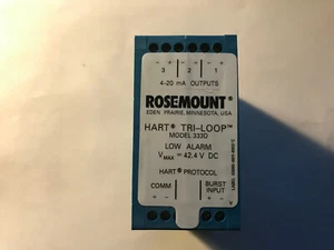 Rosemount 333DC2N306 HART Tri-Loop, Low Alarm , Used (tested with warranty) - Picture 1 of 6