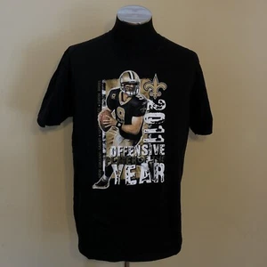 Drew Brees New Orleans Saints 2011 NFL Offensive POY T-Shirt Size XL Football - Picture 1 of 7