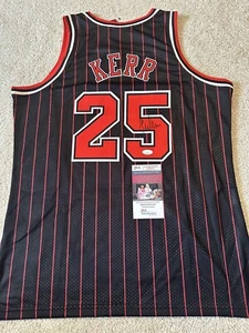 Steve Kerr Signed Autographed Chicago Bulls Jersey JSA COA Golden State Warriors - Picture 1 of 3