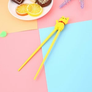 1 Pair Melamine Material Training Chopsticks Cartoon Figurine Chopsticks Home - Picture 1 of 8