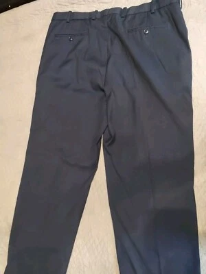 Adolfo 男式海军运动弹力正装裤 40 X 32 — 第 1/4 张图片