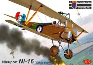 1/72 WW1 Fighter: Nieuport Ni-16 "Others" [3 x Options] #0452 : KP MODEL - Bild 1 von 2