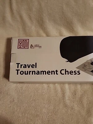 Juego de Ajedrez Staunton Enrollable Torneo Regulación con Bolsa de Viaje - Negro Foto 1 de 4