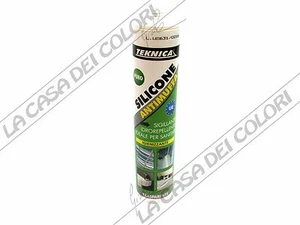 TEKNICA - SILICONE SIGILLANTE TRASPARENTE ANTIMUFFA - 280 ml - IN CARTUCCIA - Imagen 1 de 1