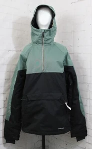 686 Renewal Insulated Anorak Snow Jacket Men's Large, Cypress Green Colorblock - Picture 1 of 6