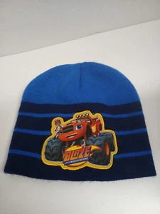 Blaze Kids Beanie  Nickelodeon Child's ONFM Blue Knit Hat - Picture 1 of 6