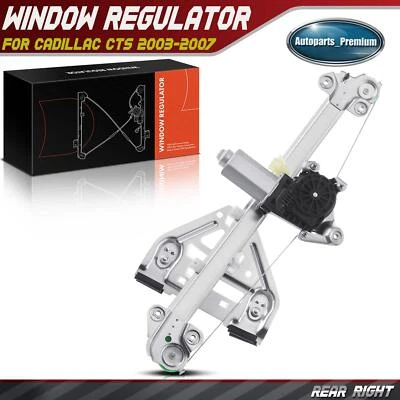 Power Window Regulator with Motor for Cadillac CTS 2003-2007 Rear Passenger Side - Image 1 of 4