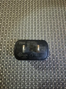 ZTE USB Travel Adapter Charger - Black - 5.0V 1A - STC-A51A-Z - Picture 1 of 4