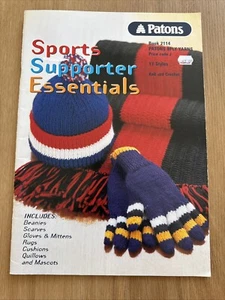 Patons Book 2114- Sports Supporter Essentials- Knitting Book - Picture 1 of 24