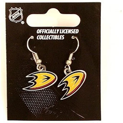 Anaheim Ducks NHL Sophie Style Dangle Earrings Cover