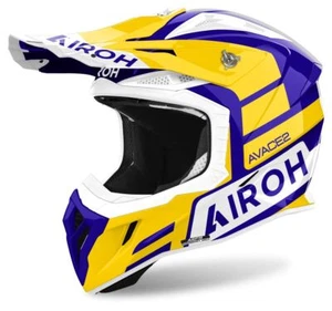 Off-Road Helmet Airoh AVIATOR ACE 2 SAKE Yellow Gloss - Picture 1 of 4