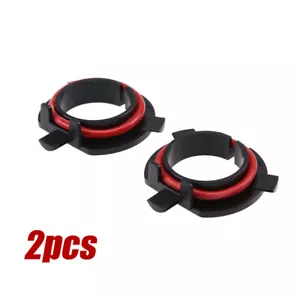 2* H7 LED Headlights Bulb Adapter Socket Base Holder Retainer For Kia Mitsubishi - Picture 1 of 12