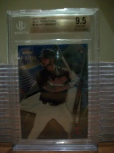 BOBBY BRADLEY 2020 Topps Finest Blue Refractors BGS GEM MINT 9.5 Indians /150 RC - Picture 1 of 1