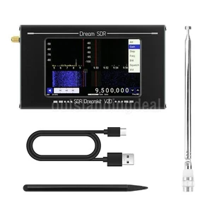 HAMGEEK SDR Dreamkit V2D 100KHz-2800MHz All Band Radio Radio Receiver 4" Screen - Zdjęcie 1 z 10