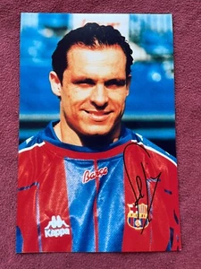 Autogramm SERGI BARJUAN - FC Barcelona - 56 Caps SPANIEN - Atletico - signed Big 12x8" - Bild 1 von 3