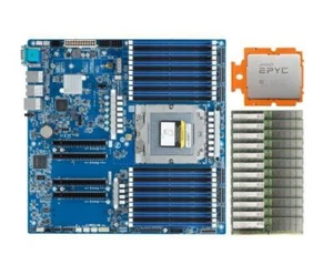 GIGABYTE MZ33-AR0 + SK HNIX DDR5 768GB(64GB*12)+ AMD EPYC GENOA 9654 96c/192t - Picture 1 of 7
