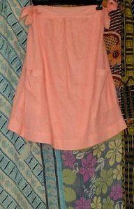 Women's Free People Boho Hippie Peach Skirt Side Ties NWT's M 32-36W - Picture 1 of 2