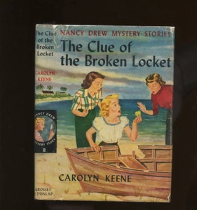 Nancy Drew: #11 The Clue of the Broken Locket (1961B-55 Last DJ) HB/DJ 1st/Later - Picture 1 of 5