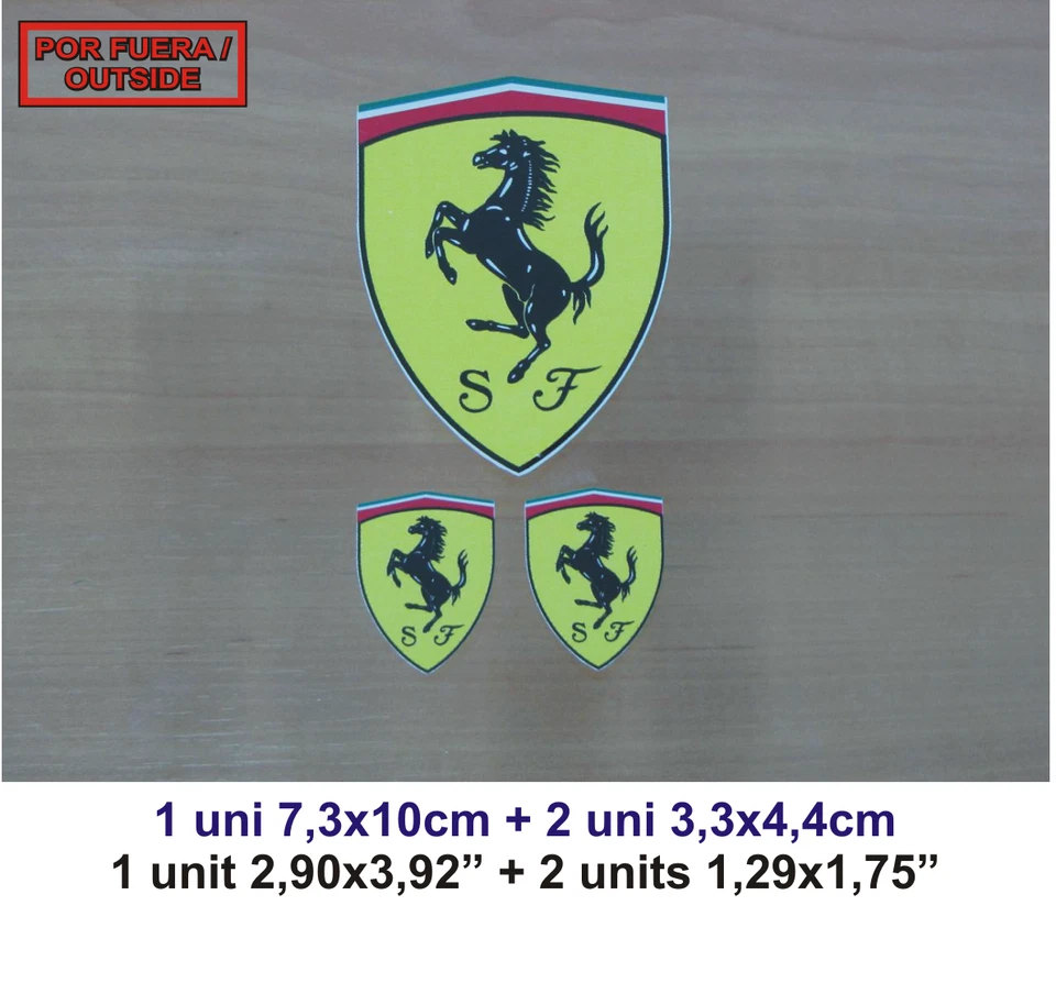 Sticker Vinilo Pegatina Decal Vinyl Aufkleber Adesivi Autocollant Ferrari - Imagen 1 de 1