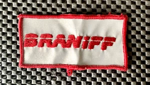 BRANIFF INTERNATIONAL AIRWAYS 1928-1982 EMBROIDERED SEW ON ONLY PATCH 4" x 2" - Picture 1 of 2