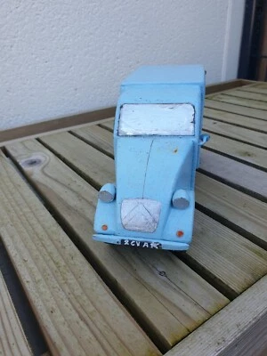 Voiture en Bois Artisanale   2 Chevaux Citroën Acadiane  Fourgonnette - Photo 1/4