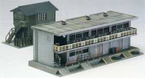 N Scale Greenmax Railroad Administration Office and Signal/ Switch building Kit - Picture 1 of 1