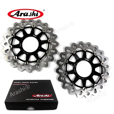 Arashi Front Brake Disc Rotor For Honda CBR 1000 RR Fireblade 2006-2007 Floating - Image 1 of 4