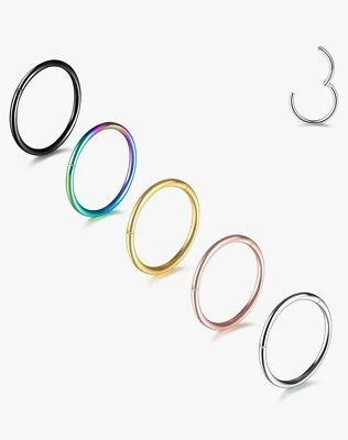 aretes para la nariz, labio, oreja, etc. acero Inoxidable 5 pcs - Image 1 of 4