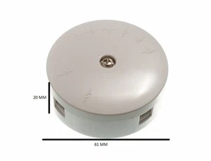 Electric Junction Terminal Box 5 Amp 250v 4 Terminal 60mm Diameter - Picture 1 of 1