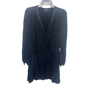 Alexander Wang black dress silk size 4 Great condition - missing one button  - Picture 1 of 5