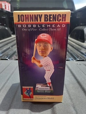 (B) Cincinnati Reds Johnny Bench  DINSMORE Bobblehead 2011 - Image 1 of 4