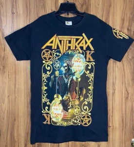 Camiseta Anthrax Death Has Just Begun 2018 World Tour Camiseta Talla Pequeña - Imagen 1 de 22