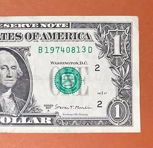 1974 August 13 (B 19740813 D) Birthday Note $1 One Dollar Bill - Picture 1 of 3