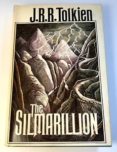 J.R.R. Tolkien The Silmarillion 1977 First Edition 1st Printing W/Jacket & Map - Foto 1 di 9