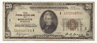 1929 billet de 20 $ monnaie nationale Minneapolis LIVRAISON GRATUITE 878A-ANM