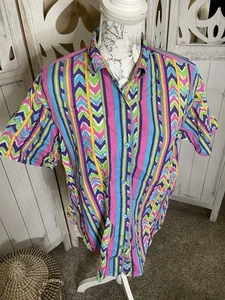 Stampa pop luminosa vintage anni 90 donna medio impatto improvviso anni 80 cotone - Foto 1 di 5