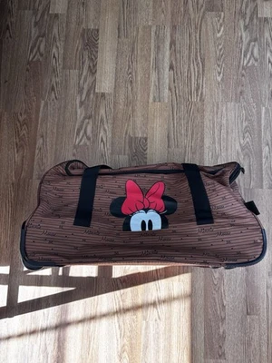 Disney Minnie Mouse Bioworld Bolsa de Lona Rodante Viaje Llevar de Mano Foto 1 de 4