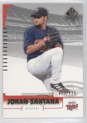 2004 SP Authentic Silver /499 Johan Santana #17 - Image 1 of 2