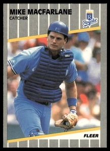 1989 Fleer #287 Mike MacFarlane - Picture 1 of 2