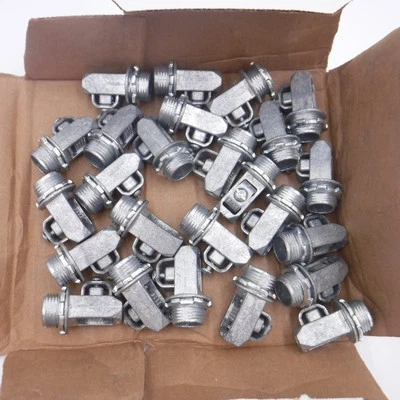 Paquete de 25 conectores de abrazadera de conexión a tierra de 1/2" Arlington Industries GC50 Foto 1 de 4