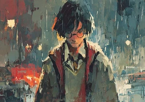 2024 HARRY POTTER 1/1  ART SKETCH CARD ARTIST SIGNED ONE OF A KIND - Picture 1 of 2